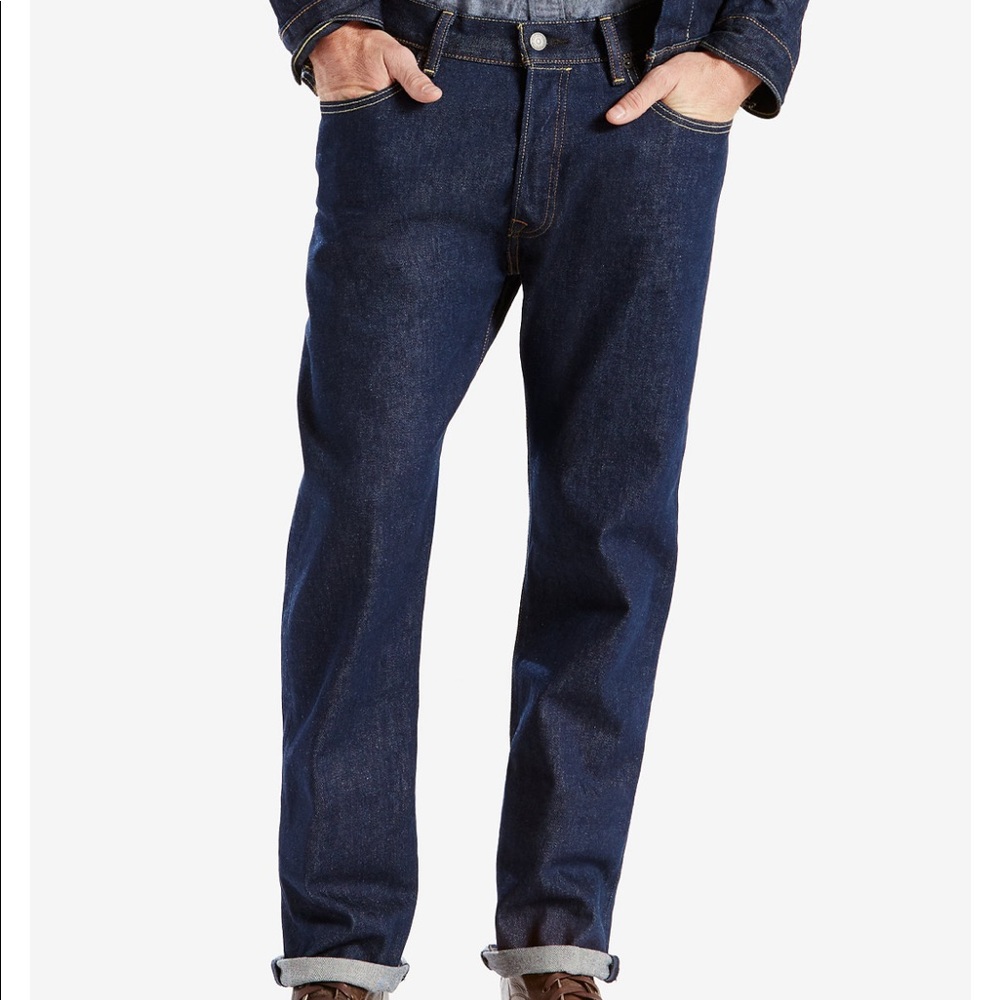 Men’s Levi’s 501 Original Straight Leg Denim Jeans